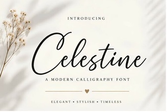 Celestine Font - Elegant Free Script Font Download