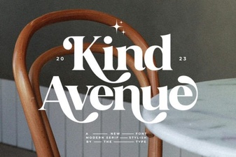 Kind Avenue Font - Elegant Serif Typeface for Classic Designs