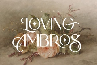 Loving Ambros Font: Elegant Typography for Creative Projects